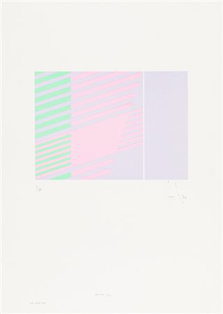 LORENZO PIEMONTI (1935-2015)Senza Titolo, 1986Litografiacm 70x50Firma,...