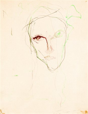 ERNESTO TRECCANI (1920-2009)Senza TitoloTecnica mista su cartacm 26,5x21Firma...