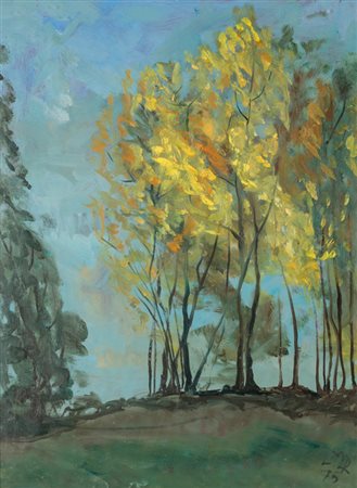 L. MORANDI ROSSIPaesaggio, 1975Olio su telacm 60x45Sigla dell'Artista e...