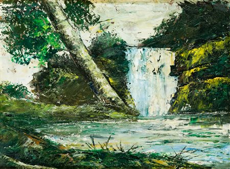 MANFRÉSenza TitoloOlio su masonitecm 28x38,5Firma al fronte