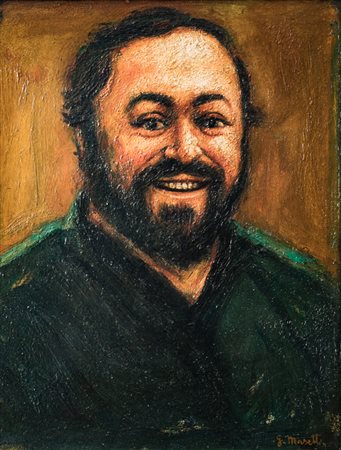 GIOVANNI MASETTISenza TitoloTecnica mista su telacm 48x38Firma al fronte