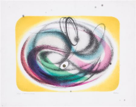 PIPPO ORIANI (1909-1972)Il Germe e la Ripulsa, 1971Litografiacm 49x61Firma,...