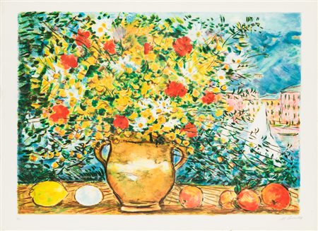 MICHELE CASCELLA (1892-1989)Senza TitoloAcquaforteLastra cm 50x70Foglio cm...