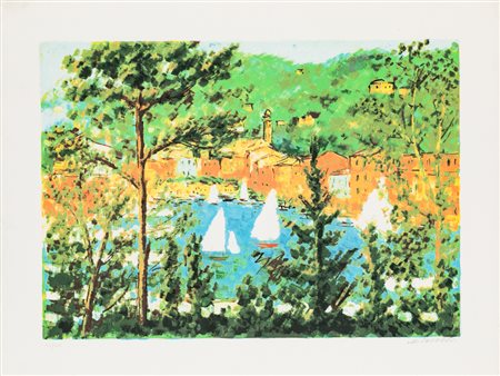 MICHELE CASCELLA (1892-1989)Senza TitoloLitografiacm 64x85Firma e numerazione...