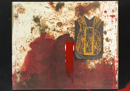 HERMANN NITSCH (1938)Ubermalte bild-lithographien, 1991Litografia su...