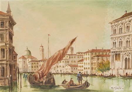 VITALISenza TitoloTecnica mista su telacm 50x70Firma al fronte