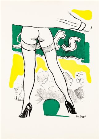 DINO BUZZATI (1906-1972)Senza TitoloStampa offsetcm 70x50Firma in lastraOpera...