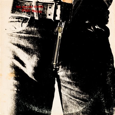 ANDY WARHOL (1927-1987)Sticky fingers - Rolling StonesVinile con copertina...