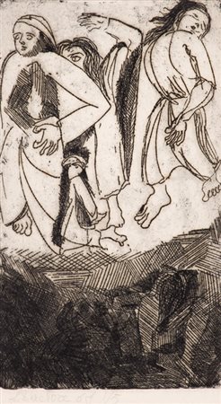 FAUSTO MARIA LIBERATORE (1922-2004)Senza TitoloIncisionecm 23x13,5Firma e...