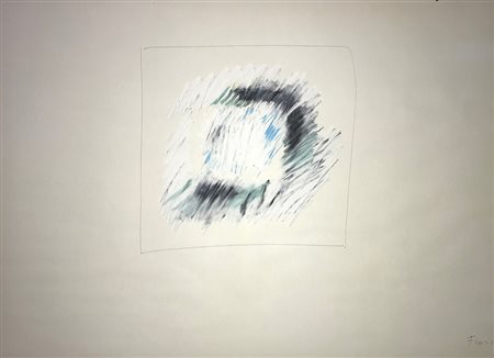 FINZI ENNIO Venezia 1931 Senza titolo, '70 tecnica mista su carta 50x70 Firma...