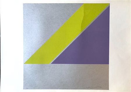 CHIN HSIAO Shanghai 1935 Senza titolo serigrafia su carta 50x70 firma in...