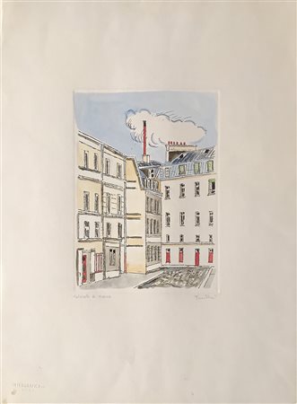TAMBURI ORFEO Jesi 1910 - Parigi 1994 Senza titolo acquaforte su carta...