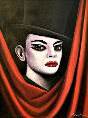 SCIACCA ANTONIO Catania 1957 Flowers olio su tela 80x60 Autentica e archivio...