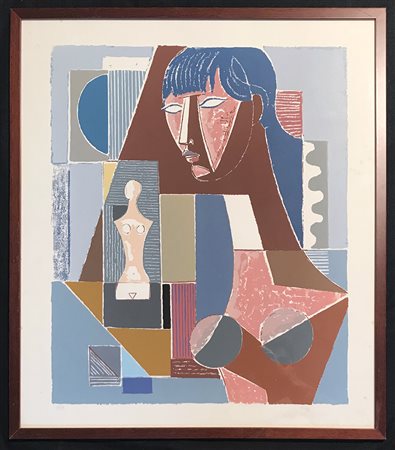 TOZZI MARIO Fossombrone 1895 - St. Jean du Gard 1979 Testina litografia...