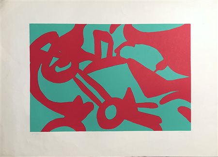 ACCARDI CARLA Trapani 1924 - Roma 2014 Senza titolo serigrafia su carta...