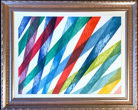 DORAZIO PIERO Roma 1927 - Perugia 2005 Composizione astratta 1992 serigrafia...