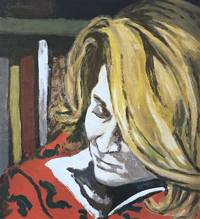 GUTTUSO RENATO Bagheria 1911 - Roma 1987 Marta serigrafia su tela 40x36...