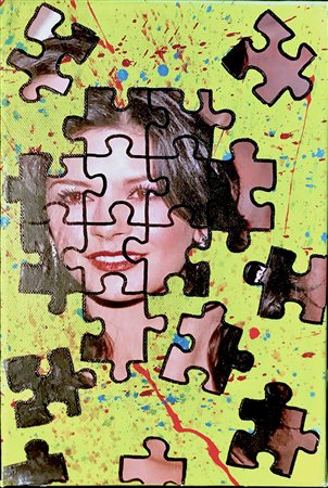 ARZUFFI GIAN PIETRO 1979 DIVA X 2013 tecnica mista su tela 30x20 firma, anno,...