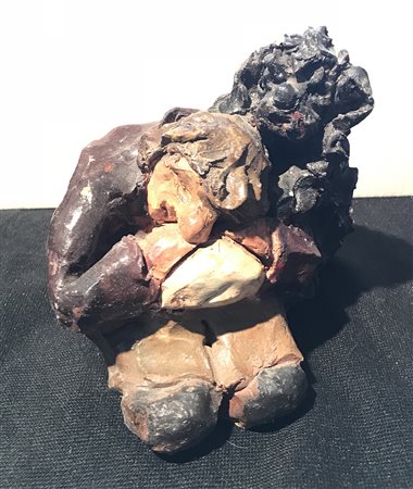 ZELATI LUCIA 1966 Senza titolo scultura in terracotta 20x16x16 Firma alla...