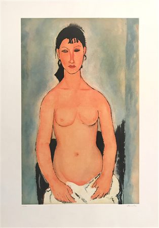 BORCHIA DONATELLA Omaggio a Modigliani incisione 80x60 firma in baso a destra...