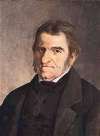 SCUOLA ITALIANA DEL XIX/XX SECOLO RITRATTO DI NOTABILE olio su tela, cm 53,5x42