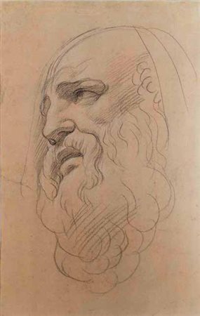 ANDREA APPIANI Milano 1754 – 1817 STUDIO PER SAN GIROLAMO matita su carta, cm...