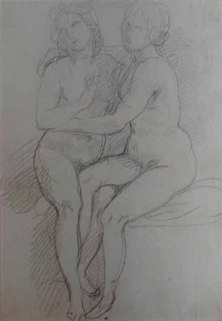 ANDREA APPIANI Milano 1754 – 1817 STUDIO PER LE TRE GRAZIE matita su carta,...