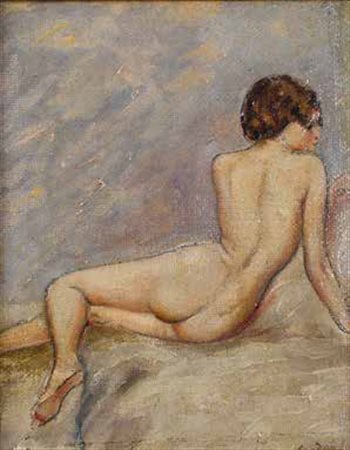 SCUOLA FRANCESE XIX/XX SECOLO RITRATTO FEMMINILE olio su cartone telato, cm...