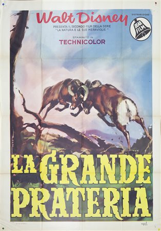 LA GRANDE PRATERIA (1954) Manifesto, cm 140x100 Condizioni: BUONO