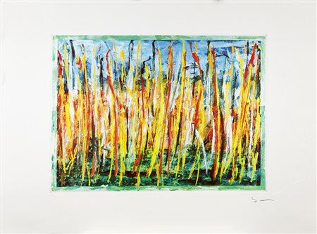 Mario Schifano Homs 1934 – Roma 1998 Serigrafia, incisione su carta esemplare...