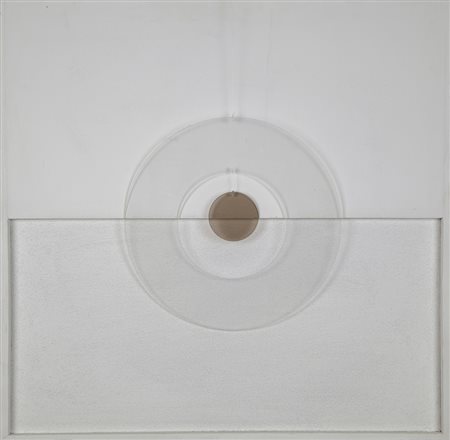 Sara Campesan Mestre 1924-2016 "Sovrapposizione" acrilico e perspex su tela...