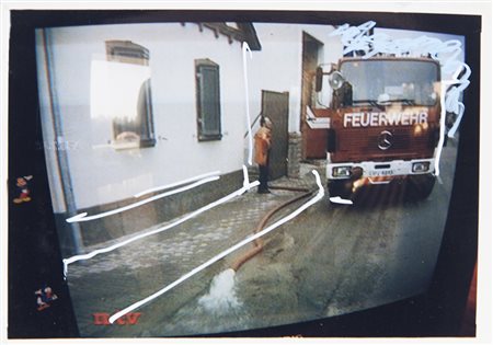 Mario Schifano Homs 1934 – Roma 1998 Fotografia tecnica mista Polaroid cm...