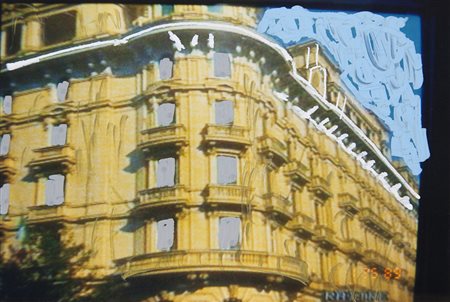 Mario Schifano Homs 1934 – Roma 1998 Fotografia tecnica mista Polaroid cm...