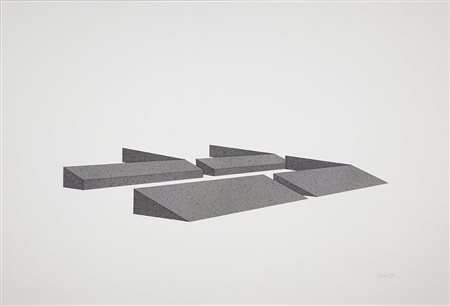 Giuseppe Uncini Fabriano 1929 – Trevi 2008 collage su carta anno 1975 cm...