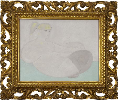 Michele Gregorio Bari 1939 olio su tela cm 40x50 firmato al retro