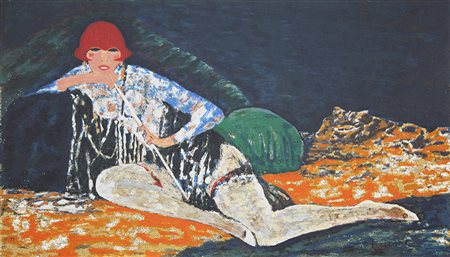 Salvatore Fiume Comiso 1915 – Milano 1997 "Ricordo di Charleston" serigrafia...