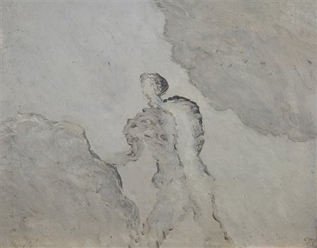 Livio Marzot Olona 1934 olio su cartone telato anno 1962 cm 35x45 Firmato e...