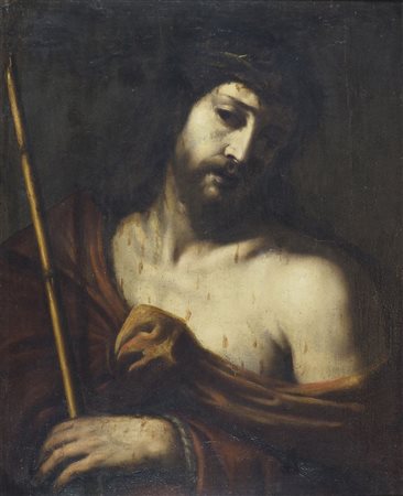 Maestro lombardo del XVII secolo "Ecce Homo" cm. 74x60 - olio su tela...