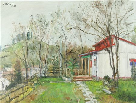 Fred Pittino Dogna (UD) 1906-1997 "Paesaggio" cm. 60x80 - olio su tela...