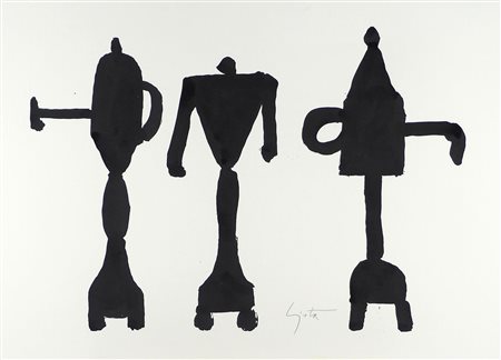 Pietro Lista 1941 "Morandiana" cm. 56x76 - acquerello su carta Firmato b. al...