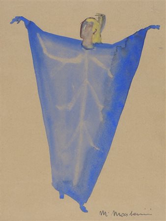 Marcello Mascherini Udine 1906-Trieste 1983 Lotto di 2 opere: a) disegno cm....