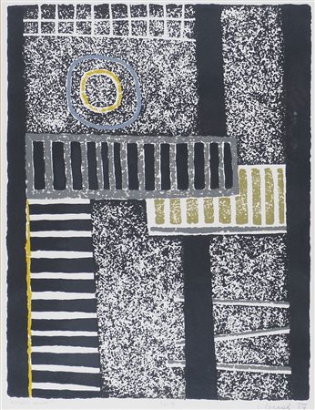 Luigi Spacal Trieste 1908-2000 "Ballatoi carsici" cm. 55x42 - incisione a...