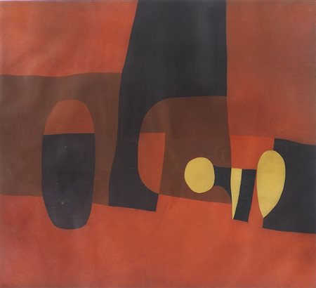 Afro 1912-1976 "Tormarancio" (1974) cm. 120x125 - acquaforte acquatinta...