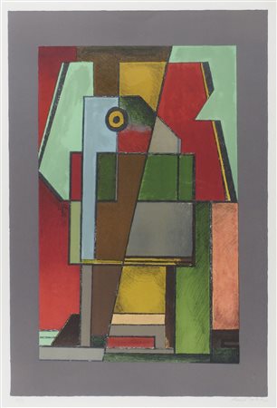 Mario Radice 1898-1987 "Forma e colori" cm. 70x50 - litografia a colori...