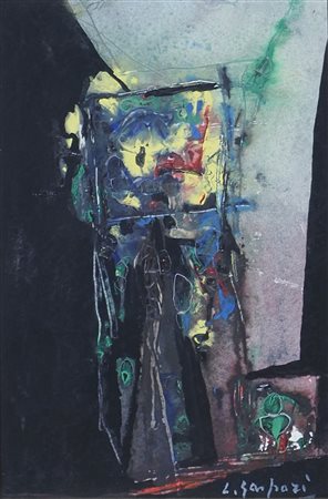 Luciano Gaspari 1913-2007 "Contro la tua volontà" cm. 23x16 - tecnica mista...