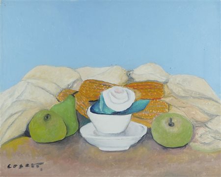 Giuseppe Cesetti 1902-1990 "Natura morta" cm. 40x50 - olio su tela Firmato b....