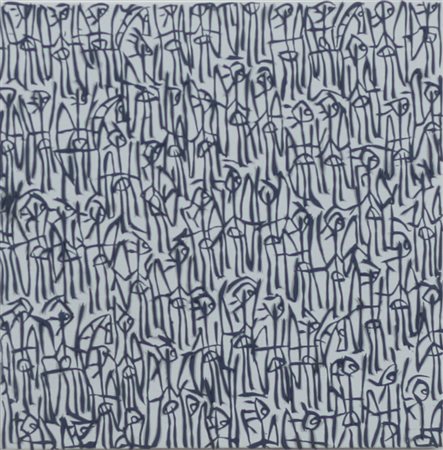 SERGIO FERMARIELLO, Senza titolo, Tecnica mista su cartoncino Anno 2007 Dim....