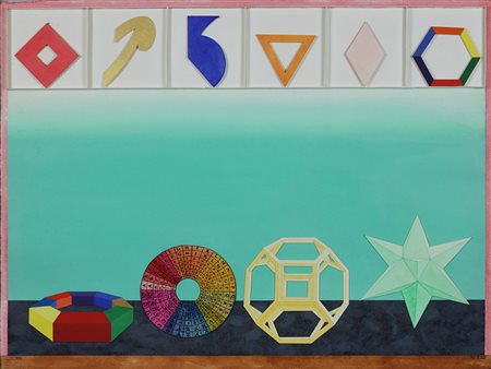 LUCIO DEL PEZZO, Senza titolo, Tecnica mista su carta Anno 1986 Dim. 58x75...