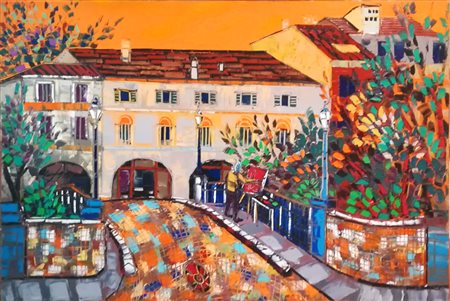 NELU PASCU, Padova, Olio su tela Anno 2012 Dim. 100x150 Opera senza cornice...