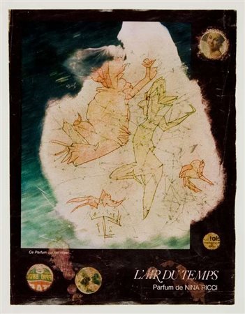 Ladislav Novak Senza titolo - 1978 decollage cm. 34x26 Firma in basso al...